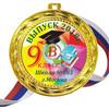 Медаль на заказ - Выпускник 9го класса - цветная